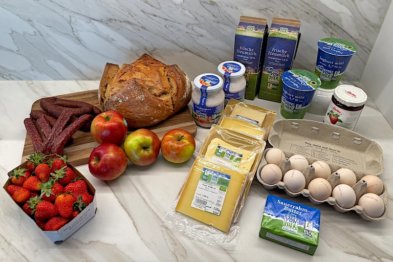 Produkte für den gefüllten Kühlschrank