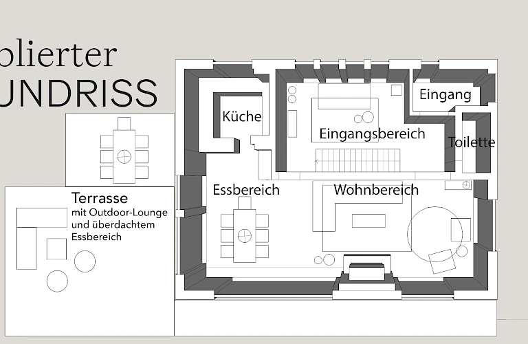 Grundriss 1. Etage