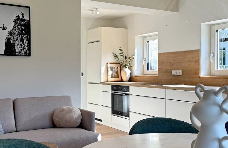 Teeküche im Erdgeschoss